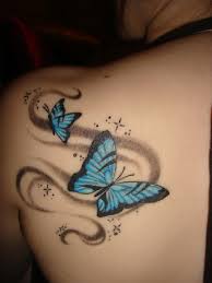 Butterfly Stream With Images Butterfly Tattoos Images Blue Butterfly Tattoo Butterfly Tattoo