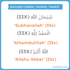 Keutamaan dan makna kalimat tasbih. Doa Dzikir Pendek Setelah Shalat Lengkap
