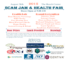 Fasting for a certain length of time before a blood test is one way of ensuring that your test results are not contaminated by the food you've eaten. Scam Jam Health Fair To Host Fraud Prevention And Health Screenings The Cullman Tribune