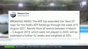 To compete players need to have held the world no.1 ranking, reached a grand slam final, or been a singles player in a victorious. Players Split On Decision To Carry On With Interim Atp Rankings