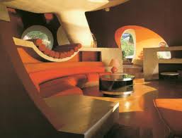 A reception room that can seat 350 people. The Palais Bulles Of Pierre Cardin By Architect Antti Lovag Architecture Interior Design