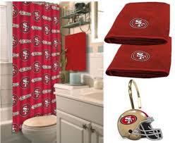 San Francisco 49ers Deluxe Bath Set Sports Fans Plus 49ers San Francisco 49ers San Francisco 49ers Nfl