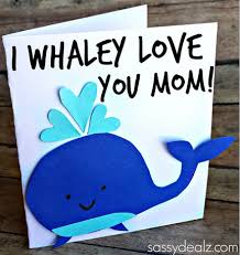 If you look at an impossible card closely, you see a gap at the top and bottom, but neither appears. I Whaley Love You Mother S Day Card Idea Crafty Morning