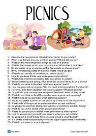 Throwing a few rounds of trivia is a relaxing way to bring friends together. 25 Fun Picnic Conversation Questions Esl Vault