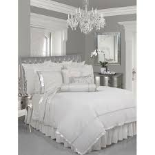 Silver White Bedroom Throwing Out All Of Our Comforters And Going With A Clean Elegant Look When Kids Ar Silver Bedroom Beautiful Bedrooms Bedroom Design