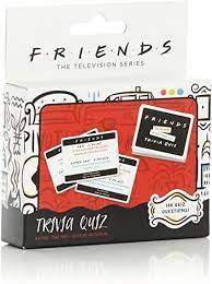Jun 09, 2021 · but if you're looking to sharpen your friends trivia knowledge, we've got the best quiz out there which will help you see if you're an expert on all things central perk, or just a smelly cat. Amazon Com Paladone Friends Tv Show Trivia Quiz Game With 100 Questions Toys Games