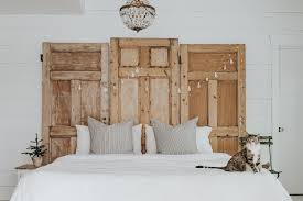 This simple rustic farmhouse headboard diy was one of my favorites by far. Diy Headboards Apartment Therapy