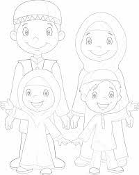 Sang penulis adalah alumnus manajemen pendidikan islam di pascasarjana uin malang dan. Gambar Mewarnai Keluarga Lengkap Dengan Contoh Warnanya