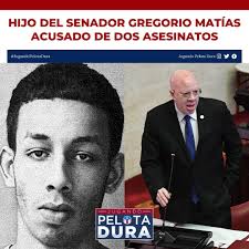 El hijo del senador Gregorio Matías, Gregory Matías, estuvo entre los 40  acusados hoy por un gran jurado federal como parte de un operativo. Es  responsable de dos asesinatos en el 2015. “
