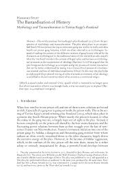 Pdf The Bastardisation Of History Mythology And Transculturation In Tertius Kapp S Rooiland Hanneke Stuit Academia Edu