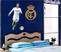Real Madrid Design Wall Deacl Home Decor Cartoon Wall Sticker For Kids Room Wall Stickers Bedroom Wall Decals For Bedroom Children Room Boy