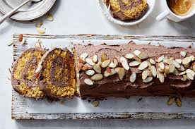 Almond Roll King Arthur Flour A Gluten Free Yule Log Made With Almond Flour Almond Rolls Recipe Baking King Arthur Flour Recipes