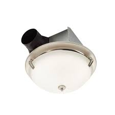 Ceiling exhaust fans are ideal for clean air applications such as bathroom and general exhaust. Broan Nutone Invent Decorative Satin Nickel 100 Cfm Ceiling Install Bathroom Exhaust Fan With Light And Globe Energy Star Aern100sn The Home Depot
