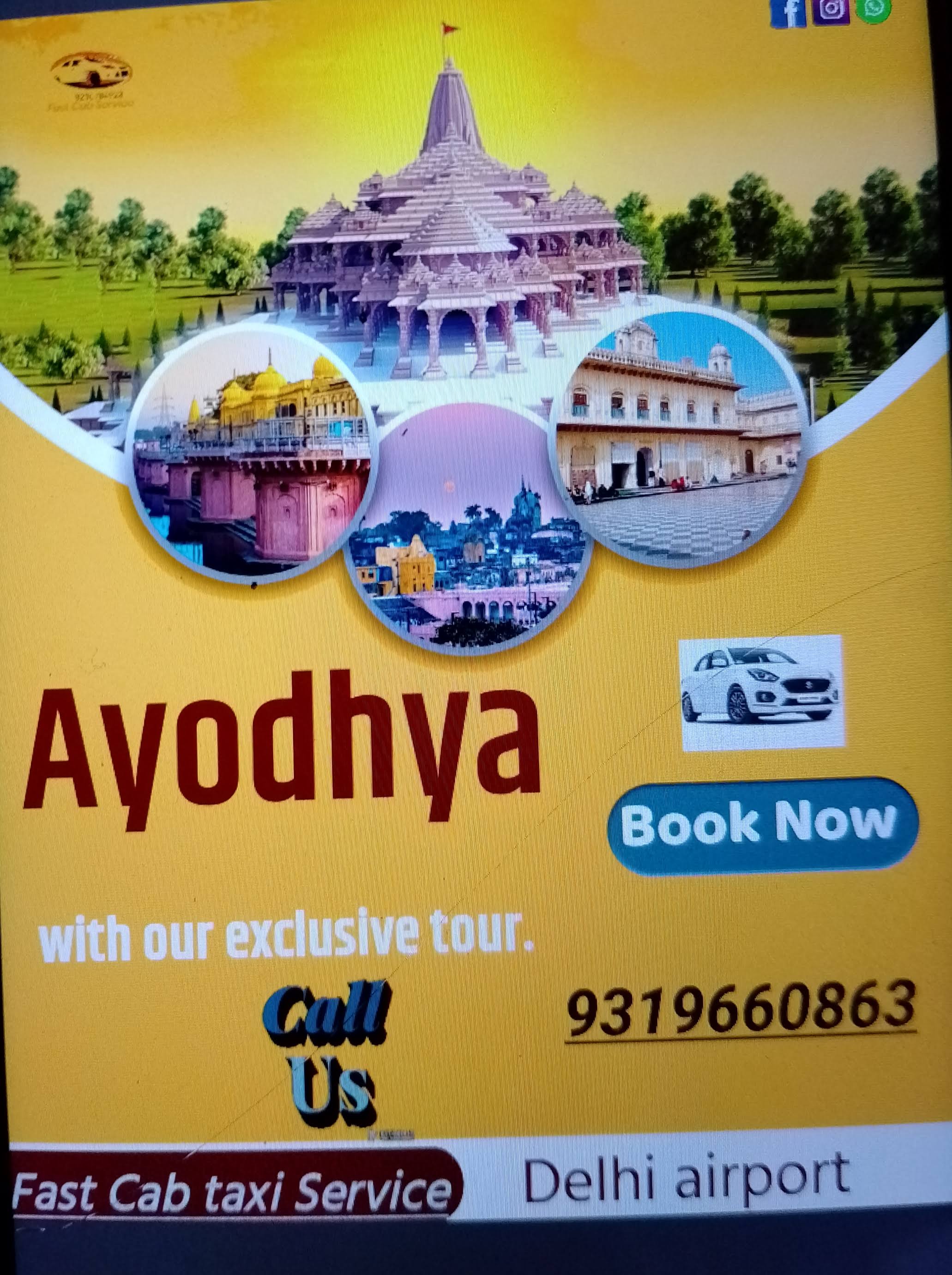 #delhitoayodhyacab product image