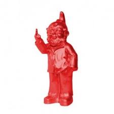 Nain Rouge Doigt D Honneur Nain De Jardin Naine Rouge Doigt D Honneur