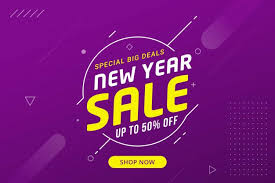 New Year Sale Discount Banner Template Promotion Banner Template Discount Banner New Years Sales