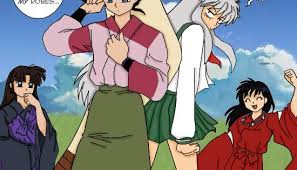 Inuyasha Gang Switch Clothes By Shinysaphire16 On Deviantart Inuyasha Funny Inuyasha And Sesshomaru Inuyasha