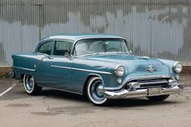 Image result for Cadet Blue 1954 Oldsmobile