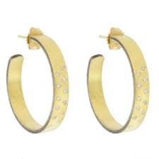 Pave Diamond Fringe Earrings by Dana Kellin Fine