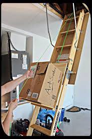 While your attic may seem like a safe place to keep any sweaters and wool blankets until the winter rolls around, storing them in an attic might eventually render them unusable. Diy Attic Storage Assistance Diy Attic Storage Attic Renovation Attic Storage