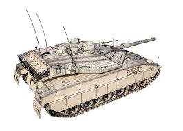 Merkava Mk4 Main Battle Tank 3d Model Battle Tank Tank 3d Model
