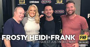 Out of an abundance of caution, and after communicating with the l.a. Frosty Heidi And Frank With Guest Justin Willman Klos Fm