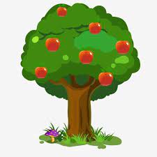 Hand Drawn Cartoon Tree Material Apple Tree Clipart Hand Painted Hand Drawn Plants Png And Vector With Transparent Background For Free Download Cartoon Trees Christmas Tree Painting How To Draw Hands