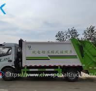 ‫مخصص Chengli 9tons مضغوط الشاحنة المصنعة الشاحنات الكهربائية ...‬‎