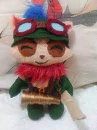 League Of Legends Inspired Teemo Plush Doll By Luciuslawliet Deviantart Com On Deviantart Plush Dolls Sewing Crafts Dolls