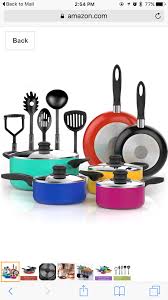 Rainbow Pots Kitchen Cookware Sets Pots And Pans Sets Cookware Set