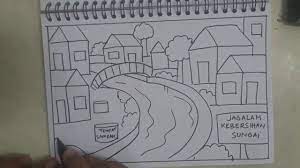 120 sketsa gambar pemandangan alam bagus dan berwarna via marimewarnai.com. Download Ayo Cegah Banjir Cara Menggambar Poster Tema Menjaga Gratis