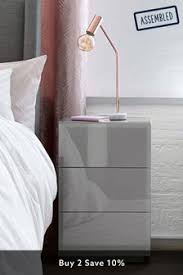 We have a table that will suit your needs. Bedside Tables 2 3 Drawer Bedside Tables Next Uk