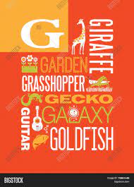Gabble, verb, talk quickly and indistinctly, to talk or utter rapidly or incoherently. Letter G Words Vector Photo Free Trial Bigstock