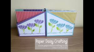 Magazine Style Storage Box For 6 X 6 Papers Stampin Up Part 2 Youtube Paper Craft Videos Paper Daisy Patterned Paper