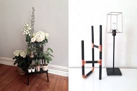 Trittleiter Von Ikea Kerzenstander Aus Kupferrohrchen Und Holzstab Diy Home Decor Decor