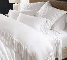 Maybe you would like to learn more about one of these? Tencel Ruffle Duvet Cover Shams White Pottery Barn Ruffle Duvet Cover Bed Linens Luxury Ruffle Duvet