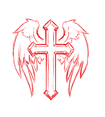Heart cross and angel wings tattoo design tattoo viewer com. Cross Wings Tattoo Design Novocom Top