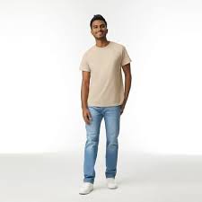 Gildan Adult Ultra Cotton T-Shirt, Style G2000, Multipack, Sand (2-Pack),  3X-Large : Buy Online at Best Price in KSA