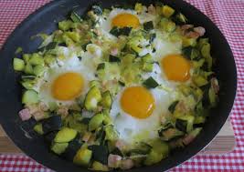 Courgettes Au Bacon Et œufs Light Auxdelicesdemanue Recette Courgette Farcie Plat Legume Recette Courgette Ronde