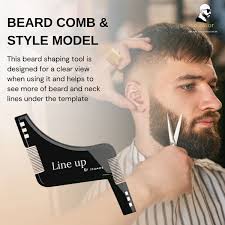 Beard Shaper for Men Beard Lineup Tool for Grooming Beard Guide Shaping  Tool