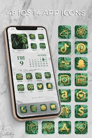 5 out of 5 stars. Gold And Green Marble Ios 14 App Icons 48 Aesthetic Iphone Etsy In 2021 App Icon Gold App Iphone Home Screen Layout