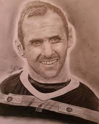 He drinks Moretti, He eats Spaghetti, and he hates Sunderland !! Loved  drawing this one today !! Have a look at Brian Burridge Art for much more @