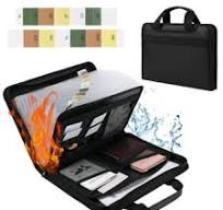 opvise A4/A5 Documents Storage Case Buckle Design Dust-proof ...
