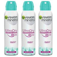 3x 150ml Garnier Mineral Ultra Seche Antiperspirant Spray 48h Intense Protection Eur 20 26 Picclick Fr