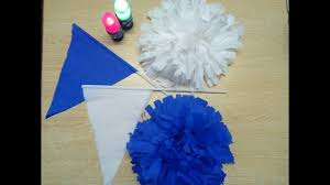 Begin by placing four sheets of tissue paper on top of each other. Diy Crepe Paper Sports Day Accessories 2020 Youtube