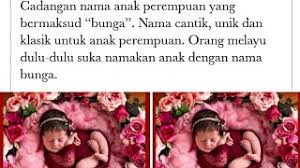 Page ini adalah hadiah untuk bangsa melayu di luar. Nama Nama Bayi Perempuan Yang Bermaksud Bunga Cantik Unik Dan Klasik Youtube