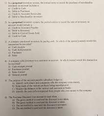 Solved In A Perpetual Inventory System The Journal Entry To Chegg Com