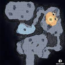 Goblin lair dnd map dnd dragons cave map dnd goblin camp map dnd goblin ambush map dnd cave entrance dnd 5e goblin cave pathfinder cave map roll 20 cave map cave grid map. Goblin Cave 25x25 Cave Map Battlemaps