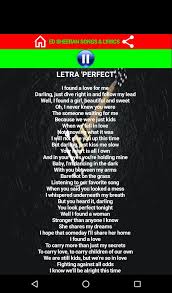 Hoje eu vim com a tradução de perfect, a pedido de uma inscrita, espero que gostem! Ed Sheeran Perfect Para Android Apk Baixar
