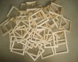 6x6 Unfinished Wood Frames Seconds While They Last By Niceframes On Etsy Unfinished Wood Wood Frame Ceramic Tile Art
